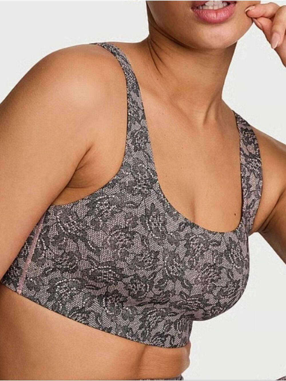 VSX Featherweight Max Sports Bra Sz 34C NWT Color | Lace Print